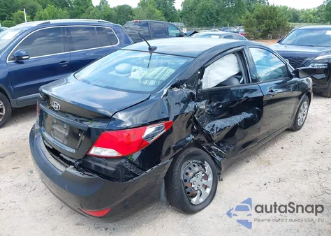 2016 Hyundai Accent Se z USA, uszkodzony, nr VIN KMHCT4AE7GU986647